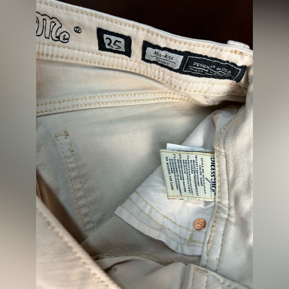 Miss Me Light Tan Jeans size 25 - Picture 4 of 7